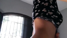 Hot amateur teen butt plug solo play