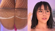 Horny asian teen solo