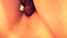 Close up fuck girl in big cock