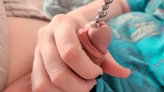 Big Tits Tranny Strokes her Big Cock