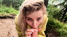 Deep Throat Blowjob Babes Outdoors