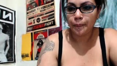 Brunette Big Boobs Webcam Show