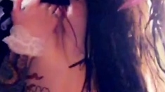 Amateur Brunette Teen Natural Tit Caught Masturbating Cheat