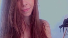 Pale amateur teen brunette Lynn Love