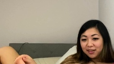 Stacked brunette goes solo toys and masturbation