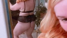 Big Boob Brunette Masturbates On Webcam