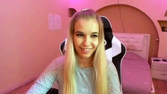 Blonde teen Sierras first erotic masturbation video