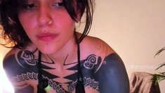 Cute blonde amateur webcam teen masturbating