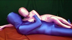 Independent Amateur Lesbians Toying Pussy By Double Dildo