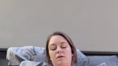 Amateur brunette ariana marie solo toying