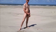 Outdoor Handjob on the Beach with Denis Matern