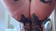 Beautiful brunette in sexy solo fingering masturbation 4 wmv