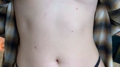 Curly Blonde Teen Records Solo Dildo Masturbation More at