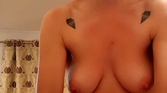 Amateur blondie solo anal masturbation
