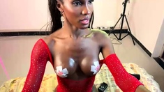 Busty Milf Amateur Krissy Rose Oils Up Her Big Tits and Ass