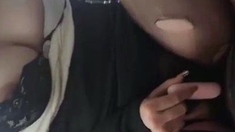 Cumshot on big boobs for slut tit fucking in hd