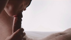 Real Dutch Brunette Slut Is Giving Blowjob And Handjob