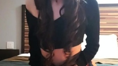 Brunette hardcore blowjob