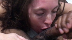 amateur interracial blowjob
