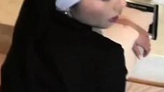 Big-Titted Asian Amateur Nun