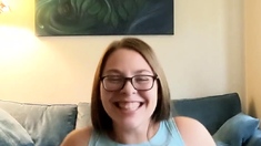 Big boobs milf masturbates with her dildo