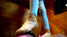 Domina Planet - Dirty Sock Cleaning Human Carpet. Starring