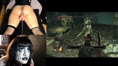 Live brunette camgirl toys masturbation orgasm on webcam