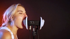 Asmr Close Up Juicy Ear Licking By Elsa