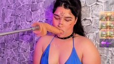 Jessy funny amateur teen brunette toying
