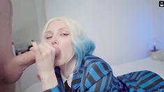 Enid Sinclair rides and sucks cock / Dolly Rud