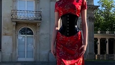 Ladyperse - Latex And Kimono In Public
