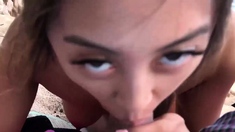 Blowjob on the beach and some fun on a trip to Hawaii