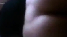 arab gf rides her lover reverse cow girl, no faces