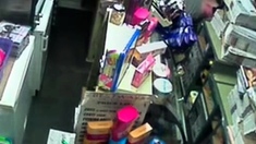 Str8 caught fucking on security camera in store