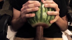 Fucking a Watermelon